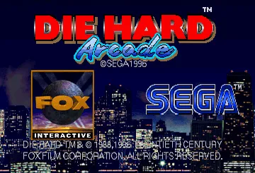 Die Hard Arcade (US) screen shot title